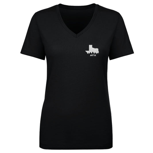 Women's V Neck Austin ATX Pocket