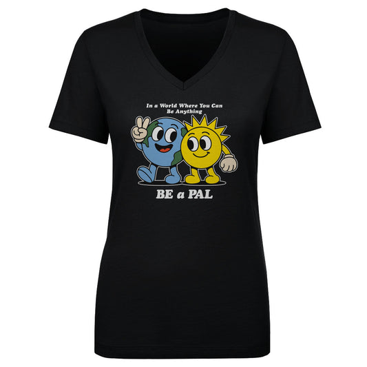 Women's V Neck PALS World & Sun