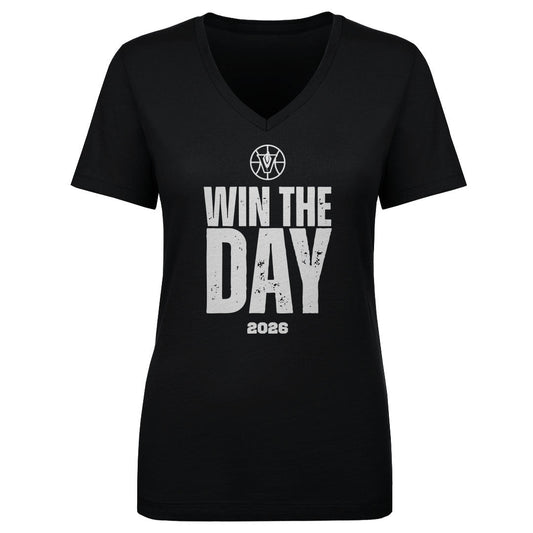 Women's V Neck Win The Day