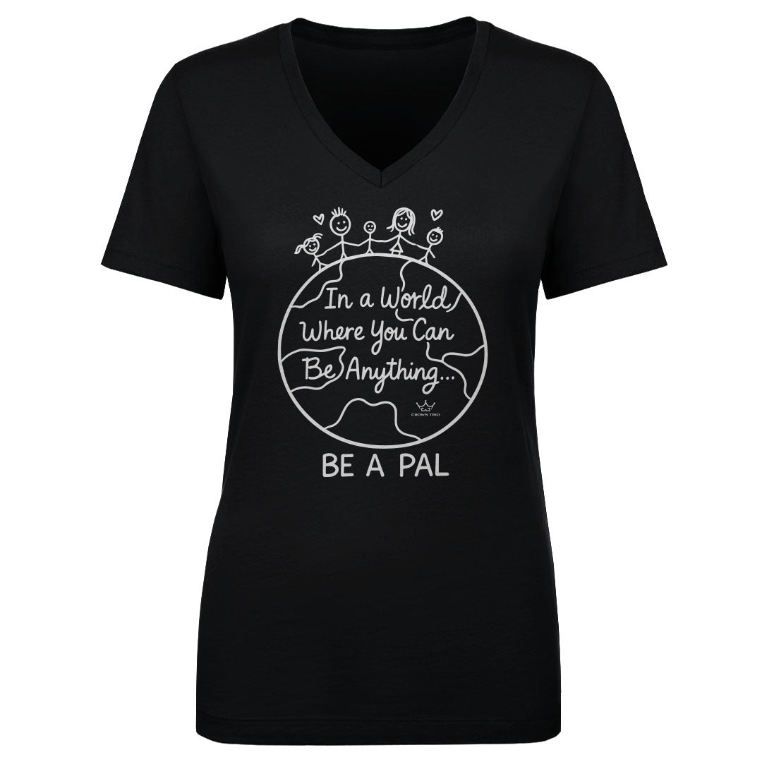 Women's V Neck PALS World