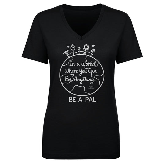 Women's V Neck PALS World