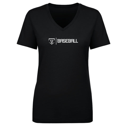 Women's V Neck Vandegrift Logo Baseball