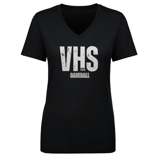 Women's V Neck Vandegrift Baseball VHS Grunge