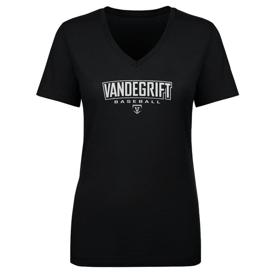 Women's V Neck Vandegrift Baseball Wordmark