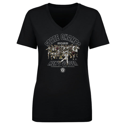 Women's V Neck Soccer State Champs