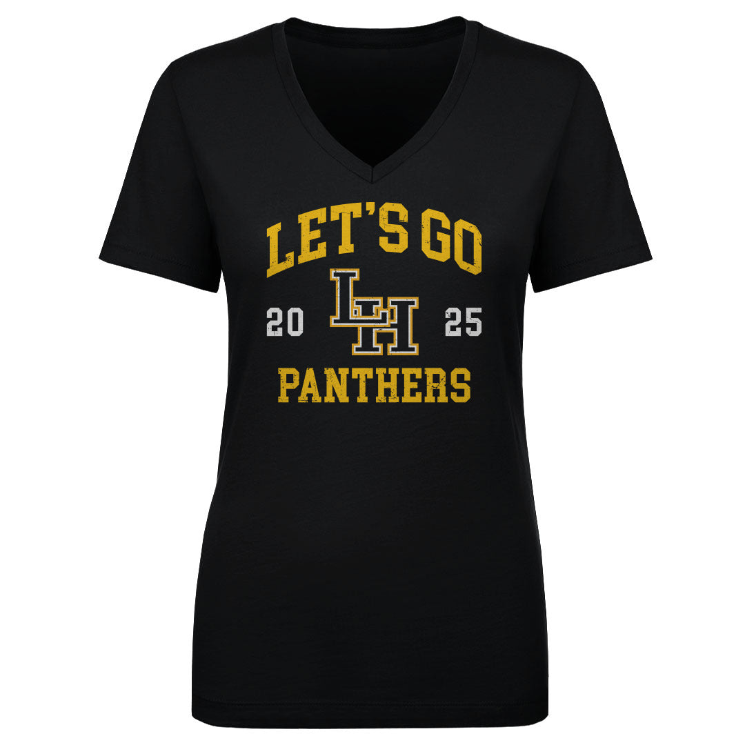 Women's V Neck LH Let's Go Logo