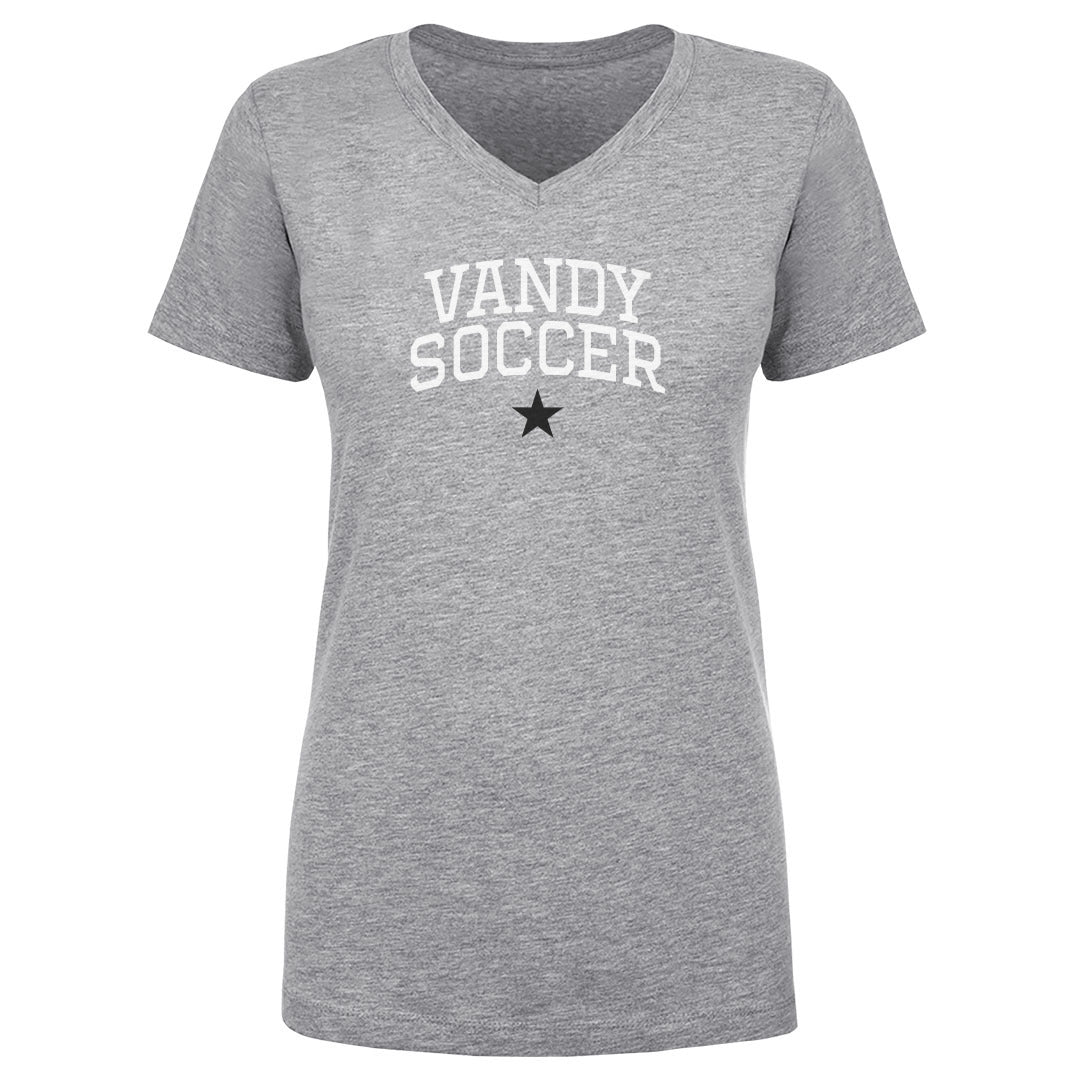 Women's V Neck Vandy Soccer Star