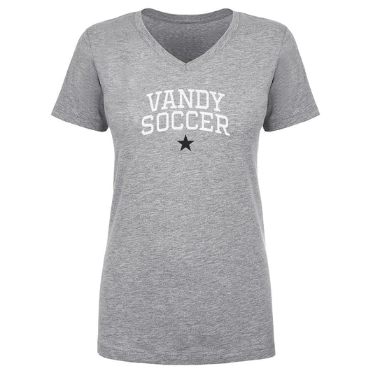 Women's V Neck Vandy Soccer Star