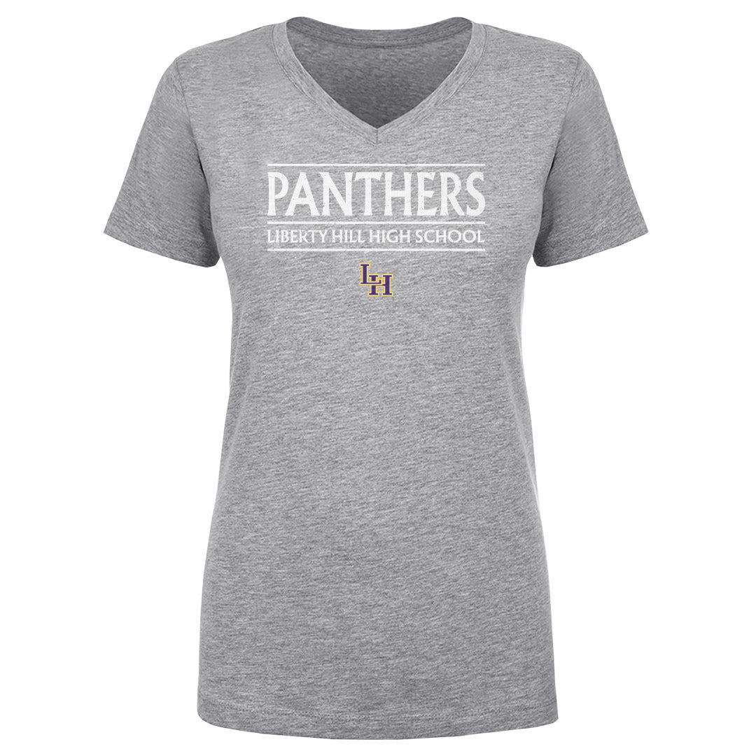 Women's V Neck Wordmark