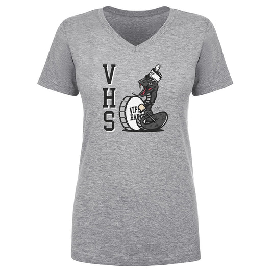 Women's V Neck Viper Band Snake