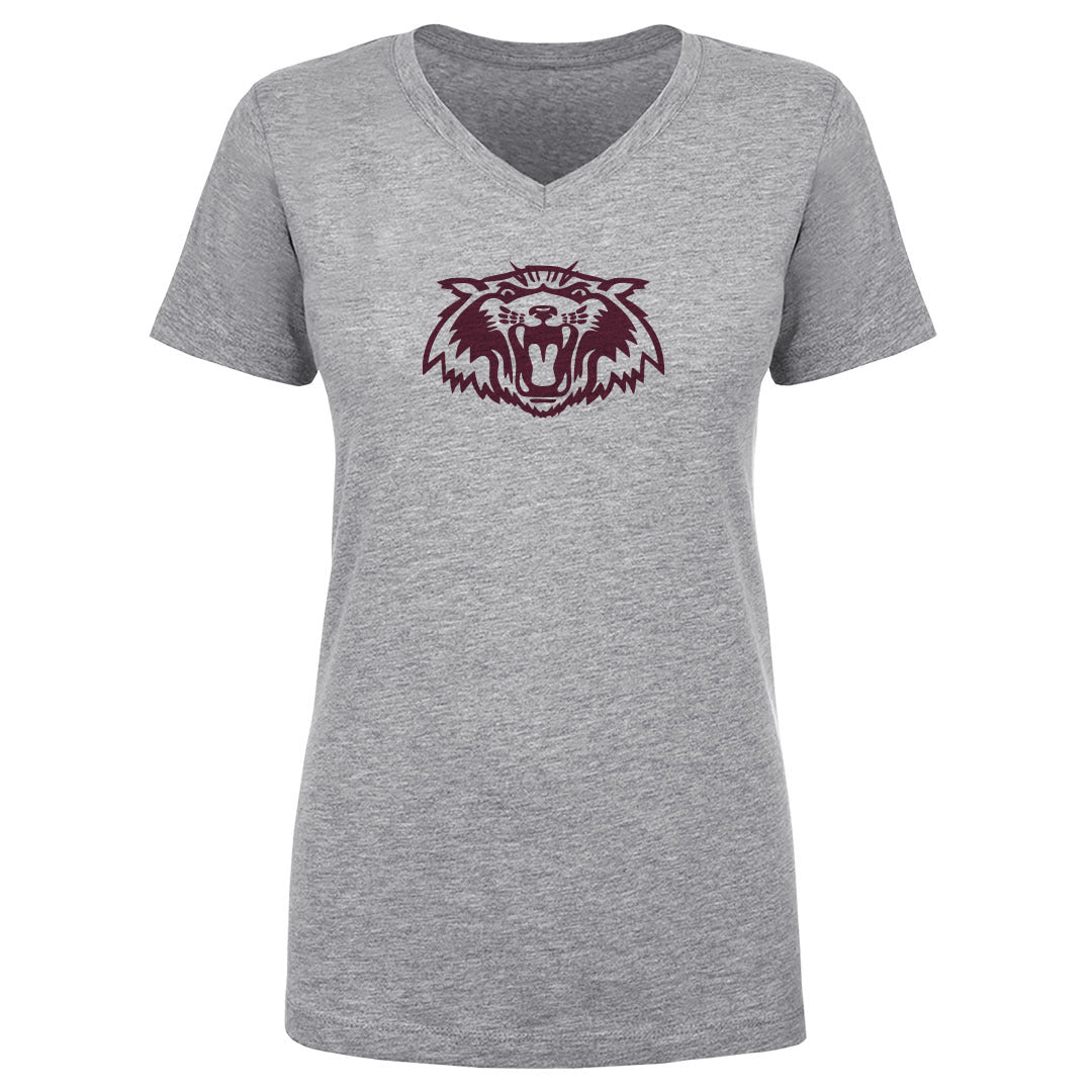Women's V Neck Plano Wildcat