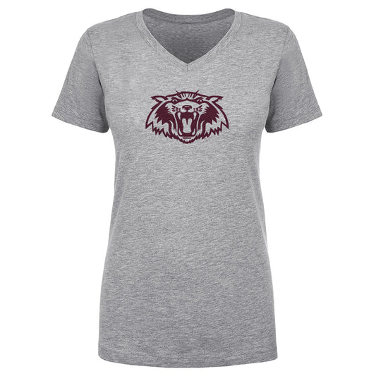 Women's V Neck Plano Wildcat