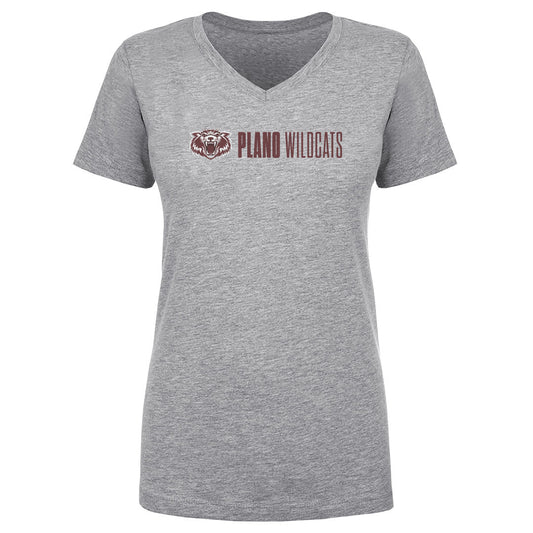Women's V Neck Plano Wildcats 2605