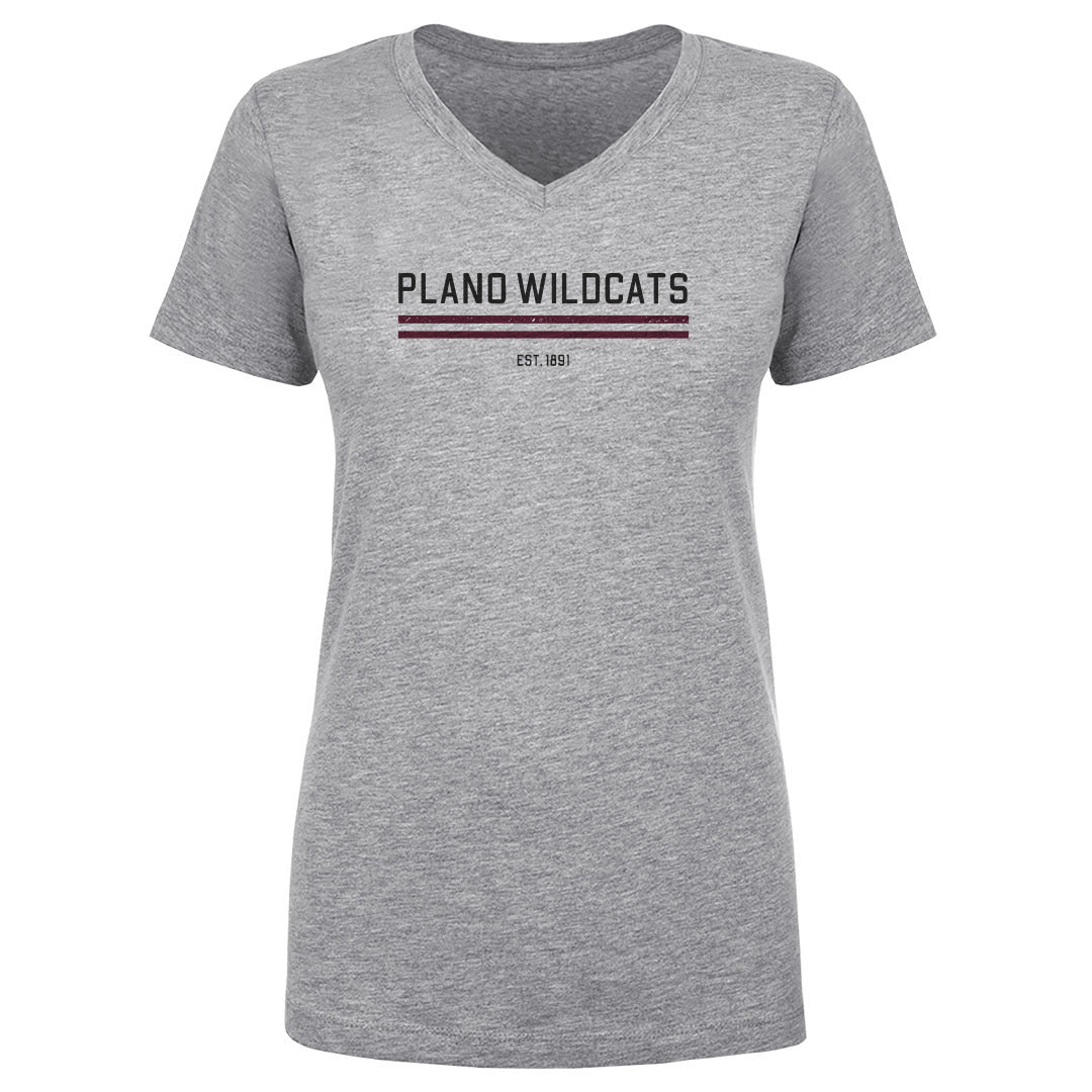 Women's V Neck Plano Lines