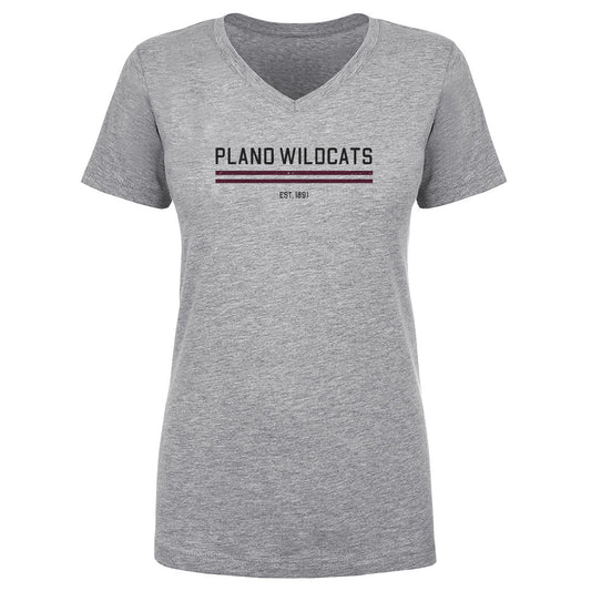 Women's V Neck Plano Lines