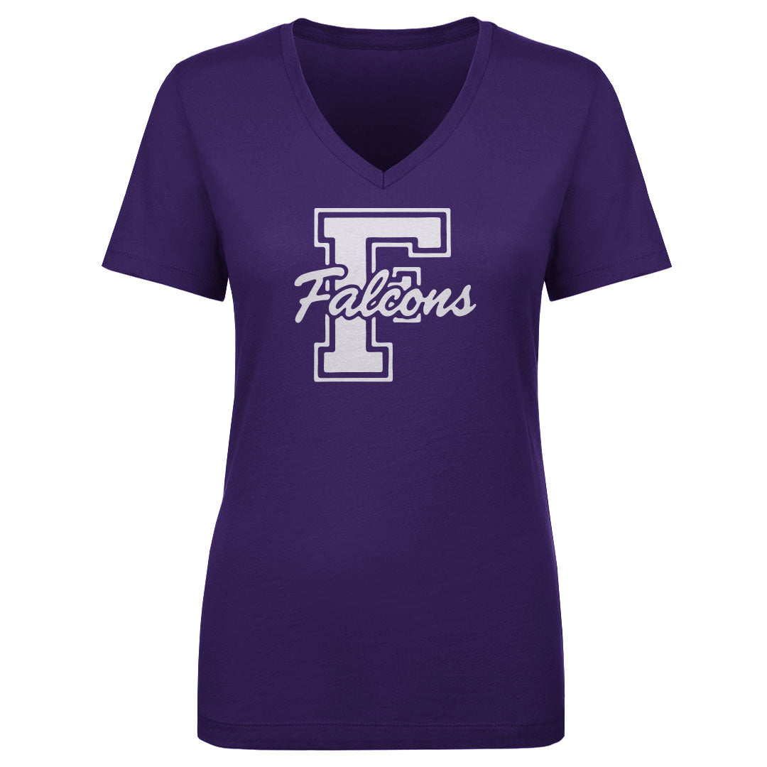 Women's V Neck Four Points "F"