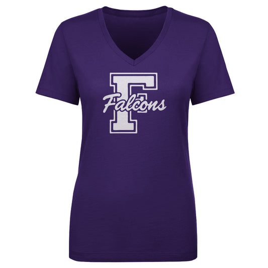 Women's V Neck Four Points "F"