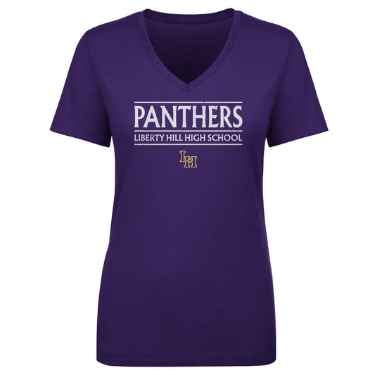 Women's V Neck Wordmark