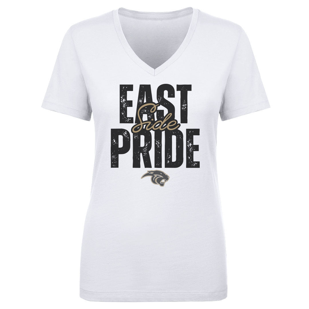 Women's V Neck Plano East Side Pride Stacked