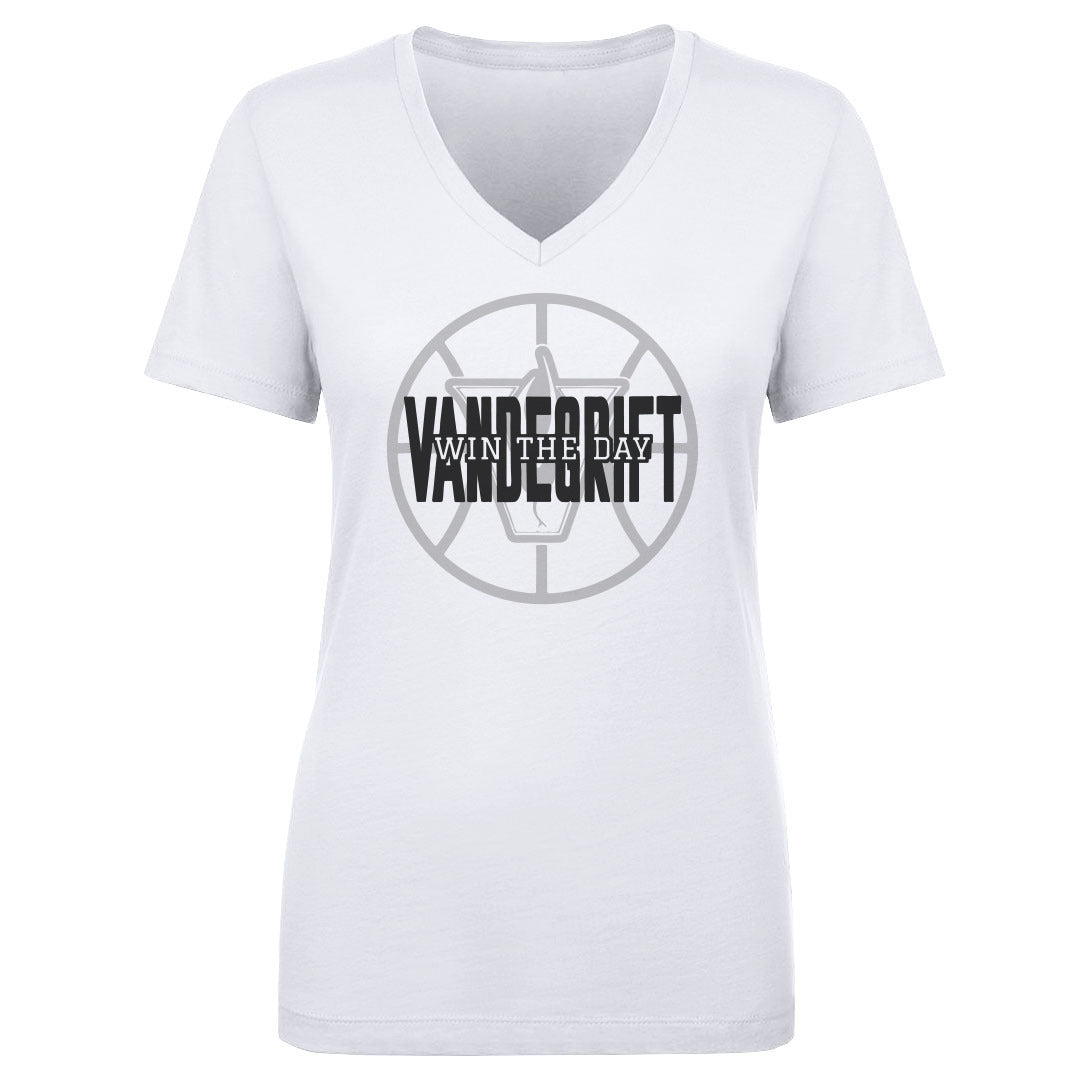 Women's V Neck Vandegrift Win The Day