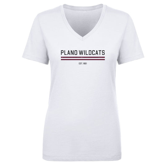 Women's V Neck Plano Lines