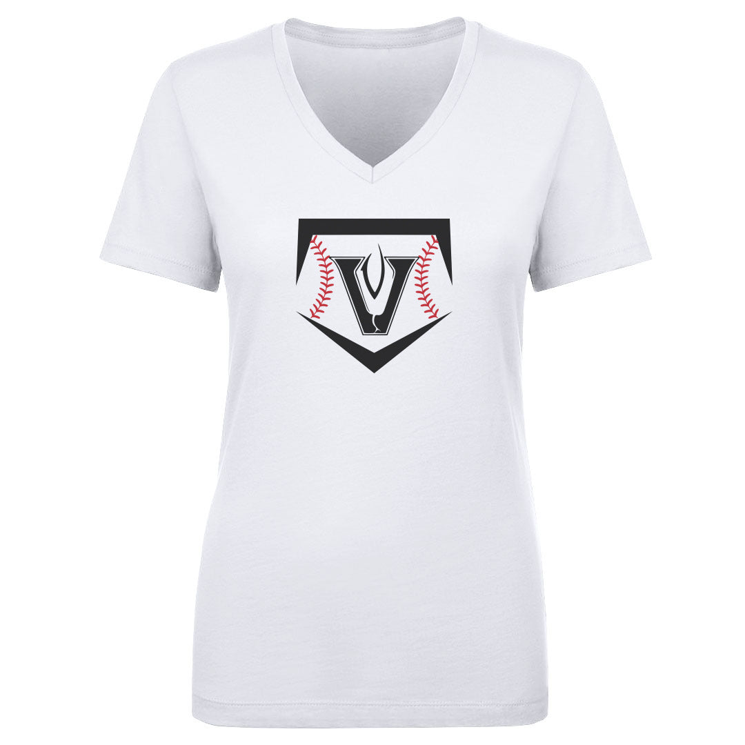 Women's V Neck Vandegrift Baseball Diamond