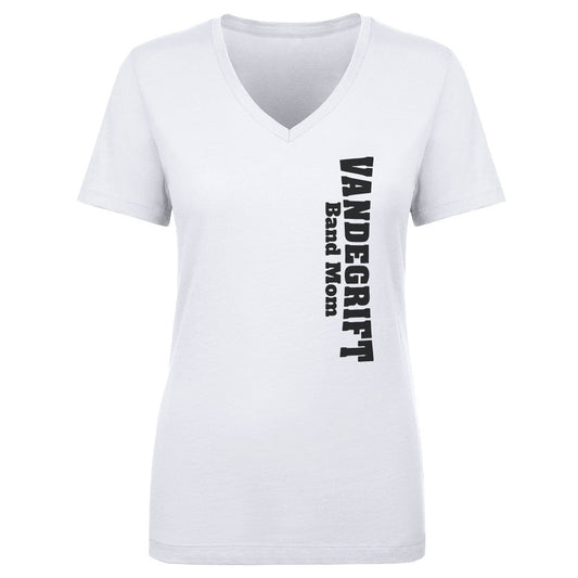 Woman's V Neck Band Mom