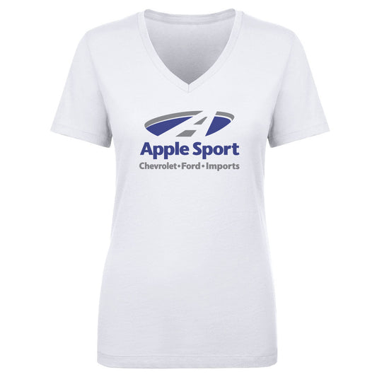 Women's V Neck Apple Sport Chevy/Ford/Imports