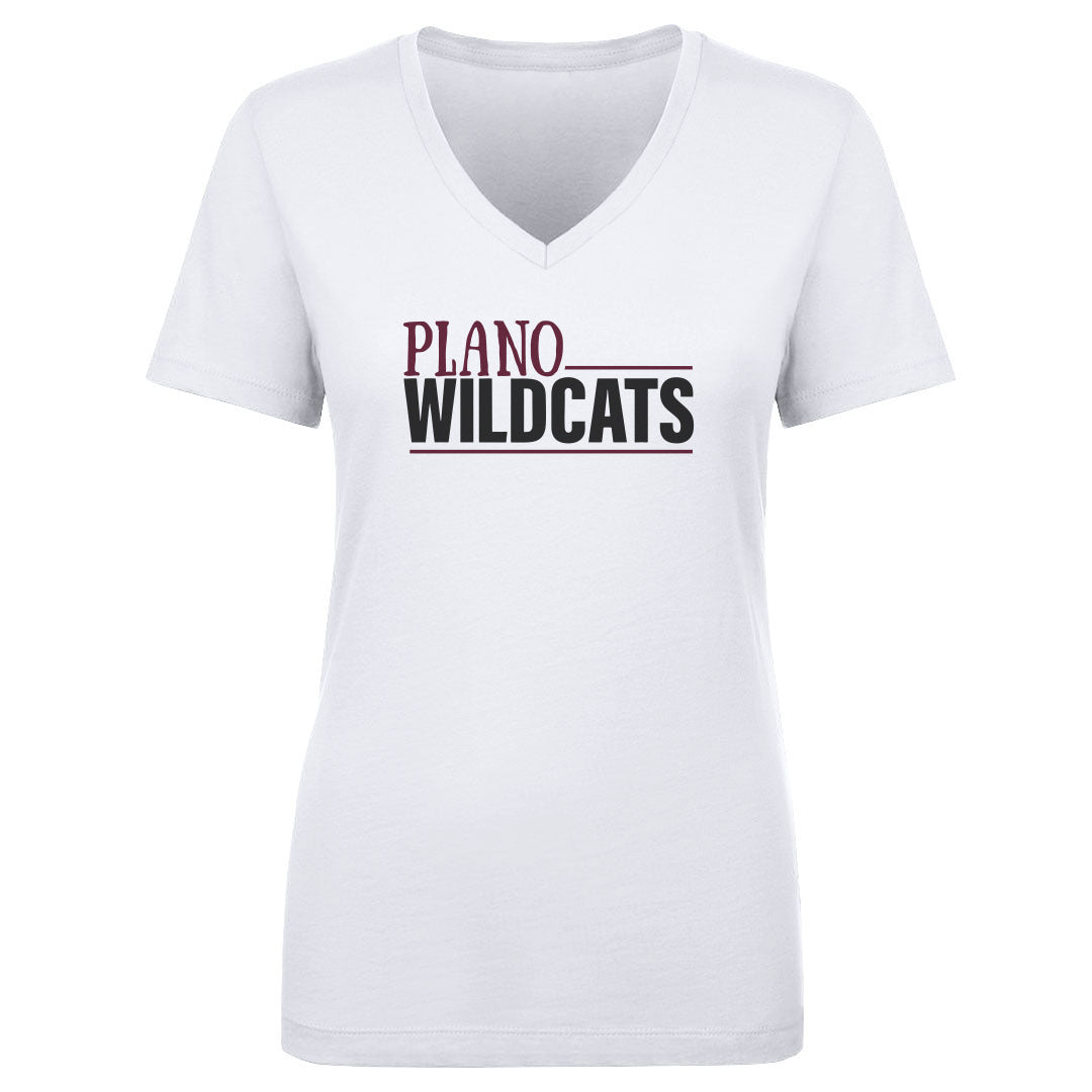 Women's V Neck Plano Wildcats 2601