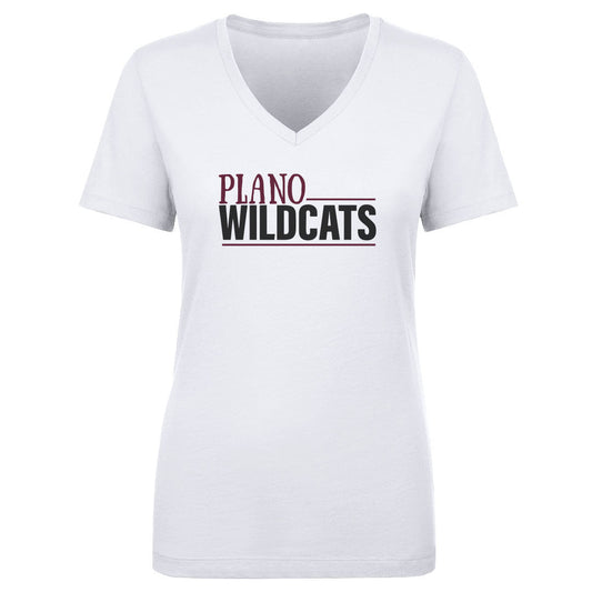 Women's V Neck Plano Wildcats 2601