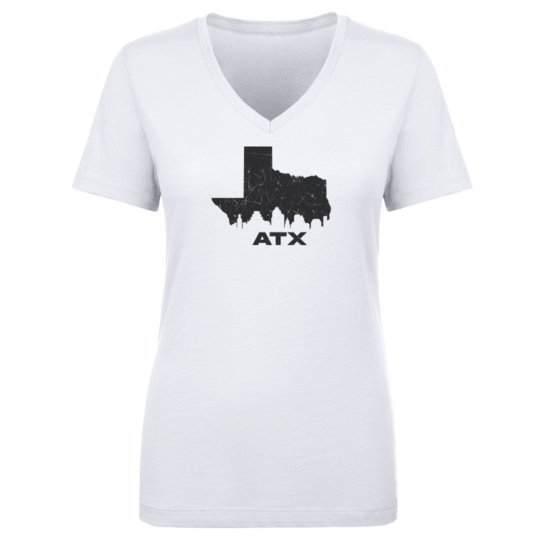 Women's V Neck Austin Texas ATX 1