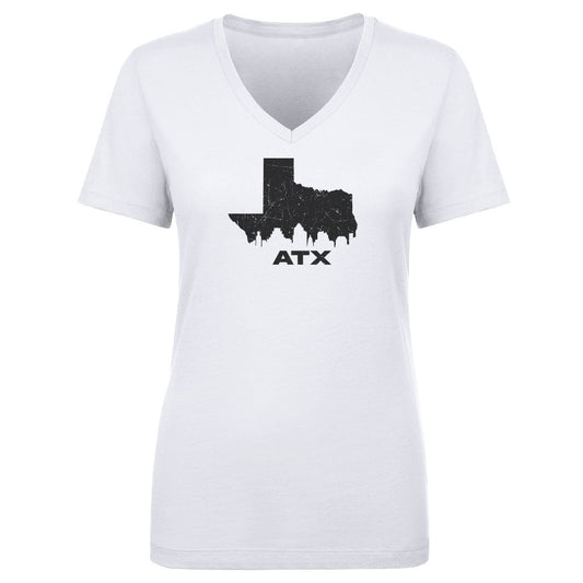 Women's V Neck Austin Texas ATX 1