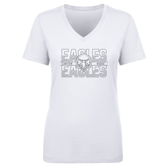 Women's V Neck "White Out" CRMS 26
