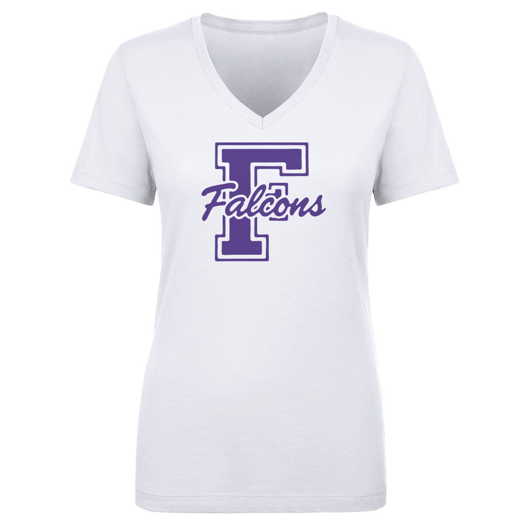 Women's V Neck Four Points "F"